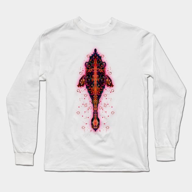 Pisces 5c Raspberry Long Sleeve T-Shirt by Boogie 72